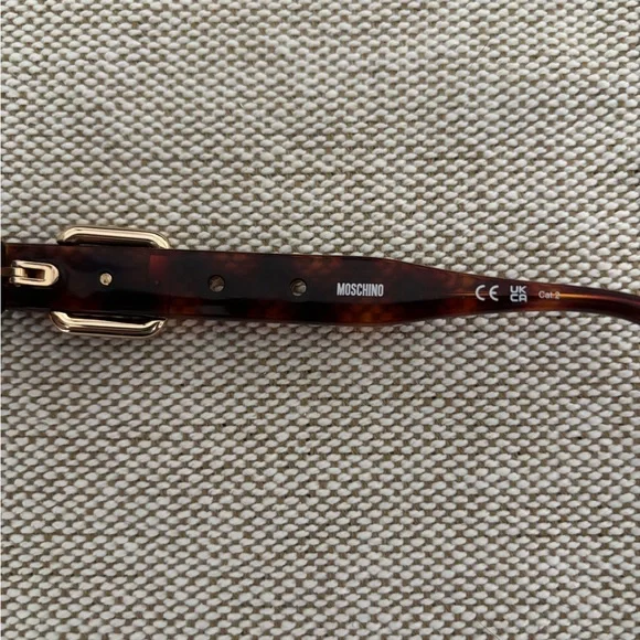 Moschino Buckle Tortoise Sunglasses - Picture 7 of 12
